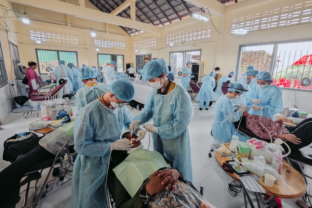 TIMA Doctors and Nurses Share Expertise with Locals at Free Clinic in Cambodia 